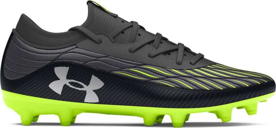 Under Armour Magnetico Select 4.0 Gras Voetbalschoenen (FG) Kids Zwart Groen