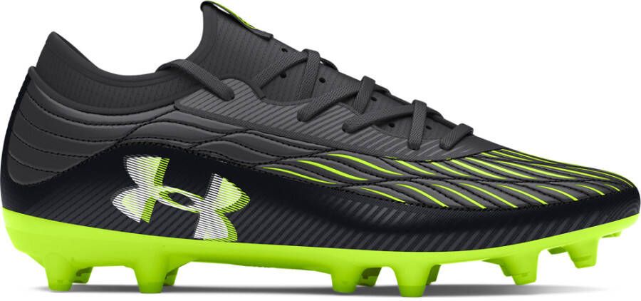 Under Armour Magnetico Select 4.0 Gras Voetbalschoenen (FG) Zwart Groen