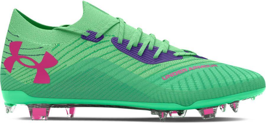 Under Armour Shadow Elite 2.0 Gras Voetbalschoenen (FG) Groen Paars