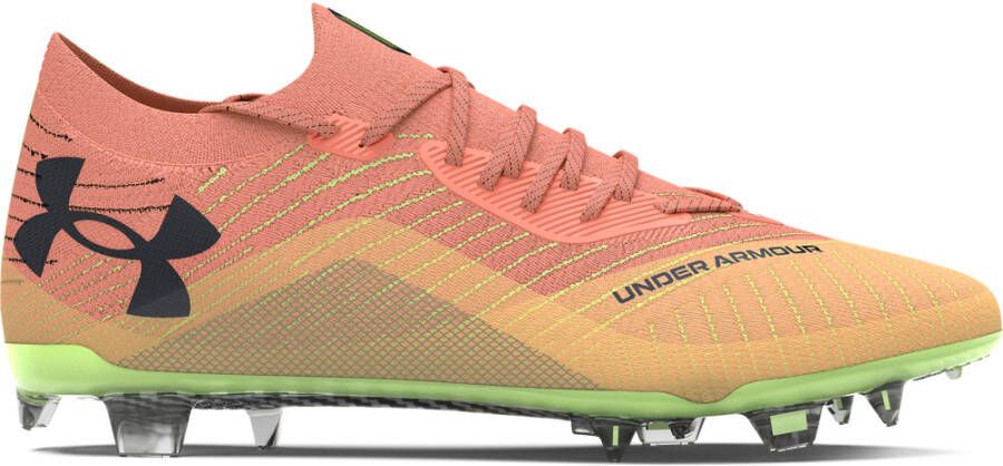 Under Armour Shadow Elite 2.0 Gras Voetbalschoenen (FG) Oranje Groen