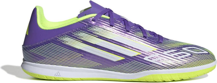 Adidas Perfor ce F50 Club IN senior voetbalschoenen paars wit geel