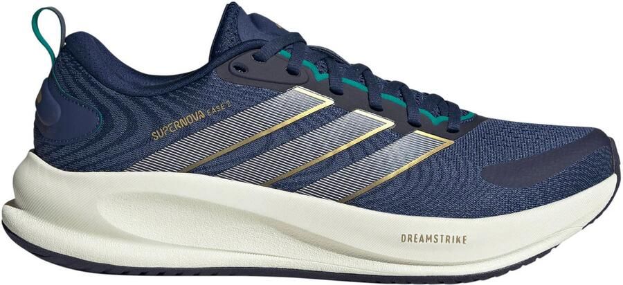 Adidas Performance Supernova Ease mesh hardloopschoenen donkerblauw grijs wit