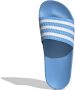 Adidas Originals Adilette badslippers lichtblauw wit - Thumbnail 1