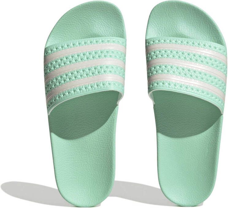 Adidas slippers dames groen sale