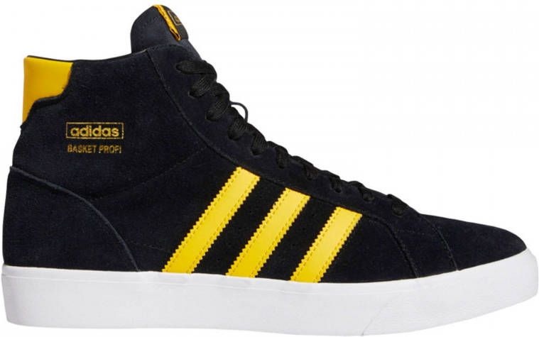 Adidas Basket Profi sneakers zwart geel - Schoenen.nl