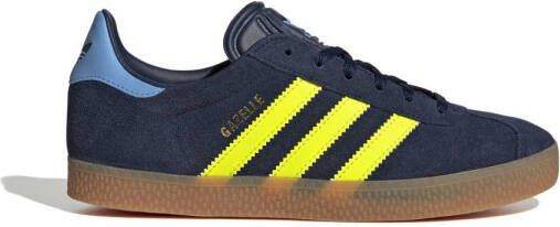 Adidas Originals Gazelle Junior Night Indigo Solar Yellow Light Blue Night Indigo Solar Yellow Light Blue