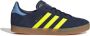 Adidas Originals Gazelle Junior Night Indigo Solar Yellow Light Blue Night Indigo Solar Yellow Light Blue - Thumbnail 1