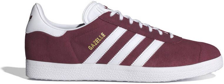 Adidas Originals Gazelle Shoes Collegiate Burgundy Cloud White Cloud White- Collegiate Burgundy Cloud White Cloud White