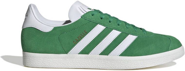 Adidas Originals Gazelle Green Cloud White Core White- Green Cloud White Core White