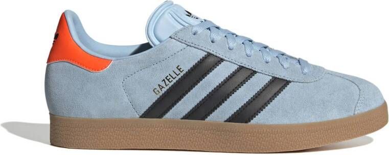 Adidas Originals Gazelle sneakers lichtblauw zwart gum