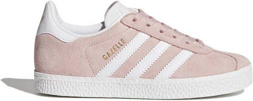 Adidas Originals Gazelle Shoes Icey Pink Cloud White Gold Metallic Kind Icey Pink Cloud White Gold Metallic