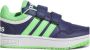 Adidas Originals Hoops 3.0 sneakers donkerblauw groen Jongens Meisjes Imitatieleer 31 - Thumbnail 1