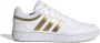 Adidas HOOPS 3.0 Low Dames Classic Sneakers Schoenen Wit-Gold HP7972 - Thumbnail 1