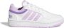 Adidas Sportswear Hoops sneakers wit lila Imitatieleer 38 2 3 - Thumbnail 1