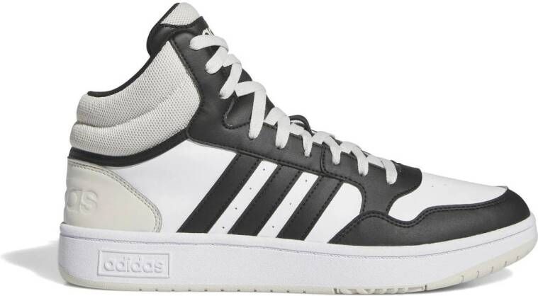 adidas Originals Hoops Mid 3.0 sneakers wit zwart grijs