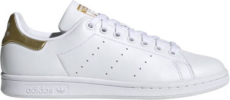 Adidas Stan Smith W Dames Sneakers Ftwr White White Gold Met - Schoenen.nl