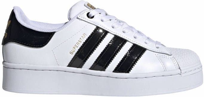 Adidas Superstar Bold W Dames Sneakers Ftwr Core Black Gold Met -