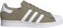 Adidas Originals Superstar sneakers kaki wit goud - Thumbnail 1