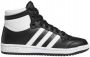 Adidas Originals Ten Mid J sneakers zwart wit - Thumbnail 2