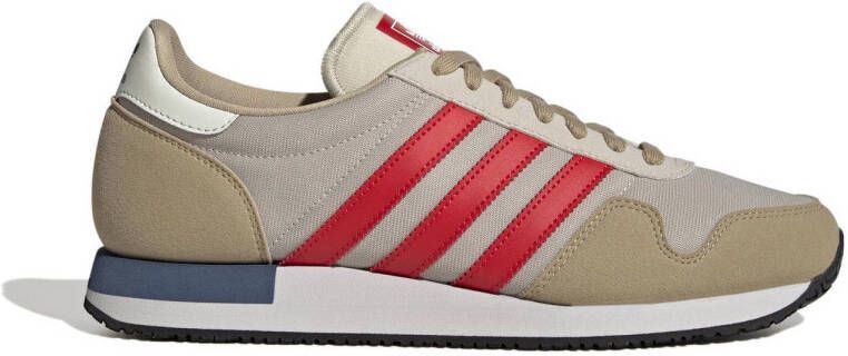 adidas Originals Usa 84 sneakers bruin rood wit