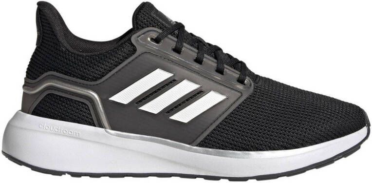 adidas Performance EQ19 Run Winter hardloopschoenen zwart wit blauw