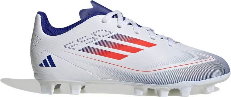 Adidas Perfor ce F50 Club Junior voetbalschoenen wit rood kobaltblauw Imitatieleer 36 2 3