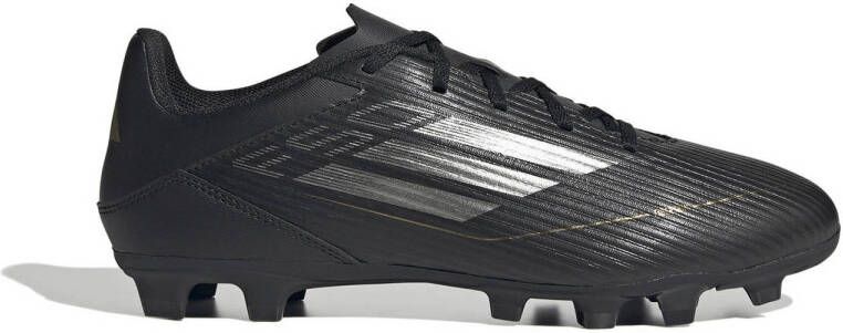 Adidas Perfor ce F50 Club Junior voetbalschoenen zwart goud metallic Imitatieleer 37 1 3