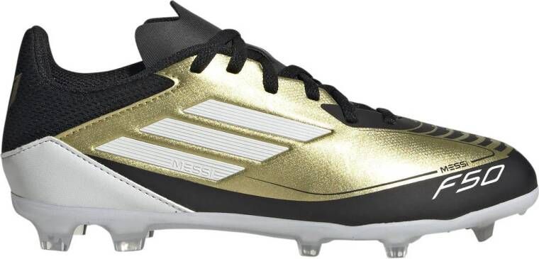 Adidas Perfor ce F50 League Jr. voetbalschoenen goudmetallic wit zwart Imitatieleer 38 2 3