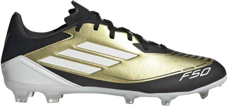 Adidas Perfor ce F50 League Messi Sr. voetbalschoenen goudmetallic wit zwart