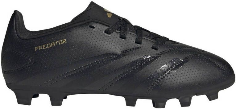 adidas Performance Predator Club junior voetbalschoenen zwart antraciet goud metallic