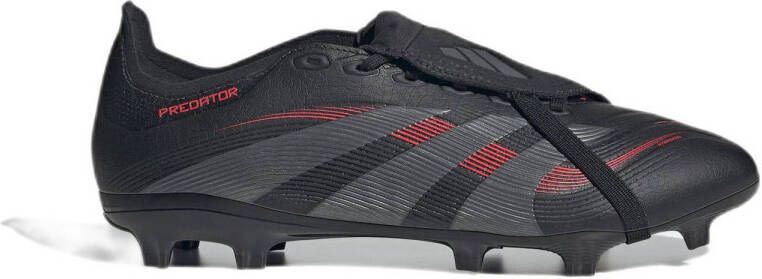 Adidas Perfor ce Predator League Fold-Over Tongue Firm Multi-Ground Voetbalschoenen Unisex Zwart