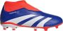 Adidas Predator League Laceless FG Junior Lucid Blue Cloud White Solar Red- Lucid Blue Cloud White Solar Red - Thumbnail 1