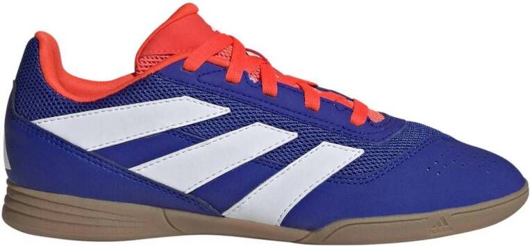 Adidas Perfor ce Predator zaalvoetbalschoenen kobaltblauw wit rood Imitatieleer 38 2 3