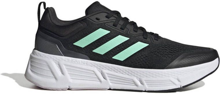 Adidas Performance Questar hardloopschoenen zwart mintgroen