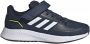 Adidas Performance Runfalcon 2.0 Classic hardloopschoenen donkerblauw wit kids - Thumbnail 1