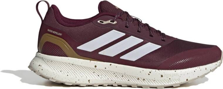 Adidas Performance Runfolcon 5 Tr hardloopschoenen donkerrood wit bruin