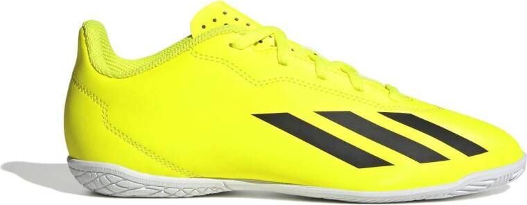 Adidas Perfor ce X Crazyfast Club IN Junior voetbalschoenen geel zwart wit Imitatieleer 36 2 3