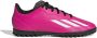 Adidas Performance X Speedportal.4 turf voetbalschoenen fuchsia wit zwart Roze Jongens Meisjes Imitatieleer 36 2 3 - Thumbnail 1