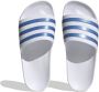 Adidas Originals Adilette Aqua Badslippers Adilette Dames ftwr white blue fusion met. ftwr white maat: 40.5 beschikbare maaten:37 38 39 40.5 42 - Thumbnail 1