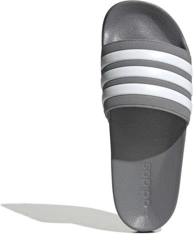 Adidas Adilette Slides Grey Three Cloud White Grey Three- Grey Three Cloud White Grey Three