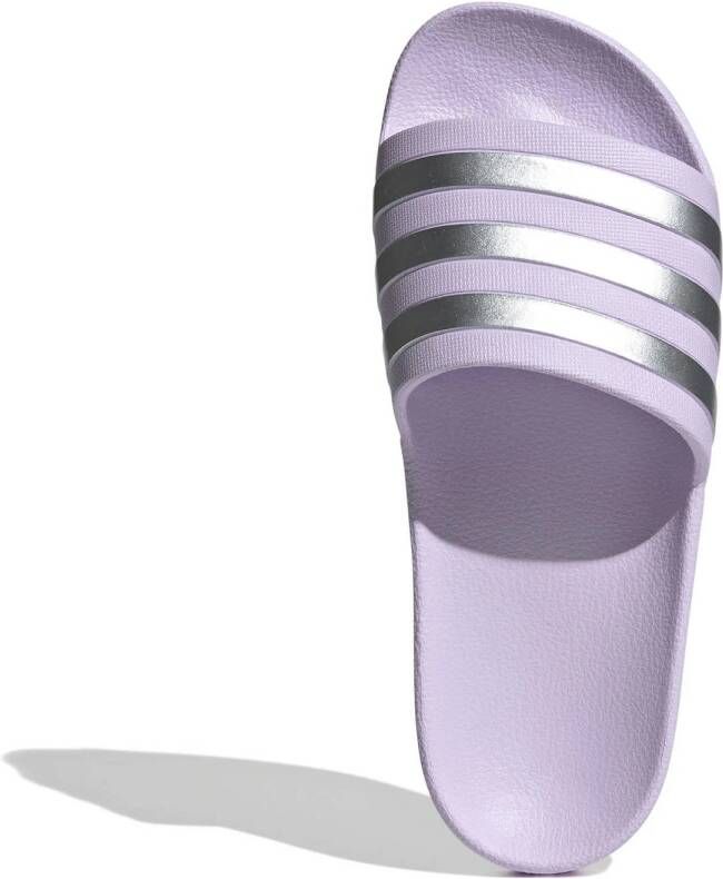 adidas Sportswear Adilette badslippers lila zilver