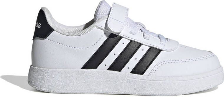 Adidas Sportswear Breaknet 2.0 sneakers wit zwart Imitatieleer 34