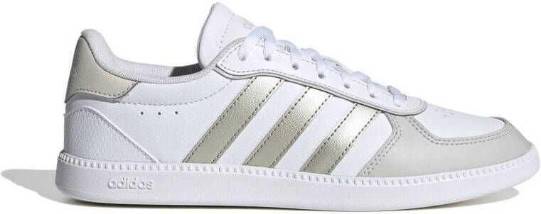 Adidas Sportswear Breaknet Sleek sneakers wit zilver metallic