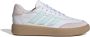 Adidas Sportswear Courtblock sneakers wit lichroze gum Imitatieleer 35 1 2 - Thumbnail 1