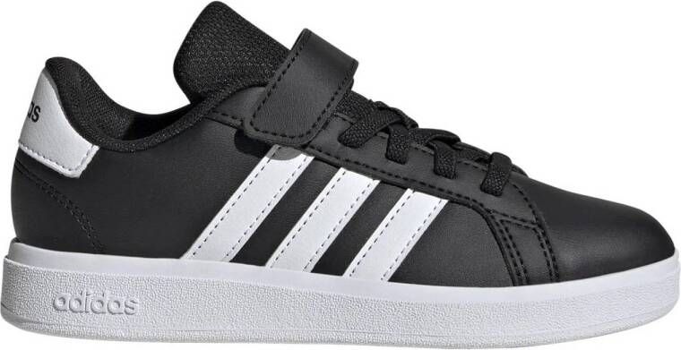 Adidas Sportswear Grand Court 2.0 EL sneakers zwart wit Imitatieleer 30