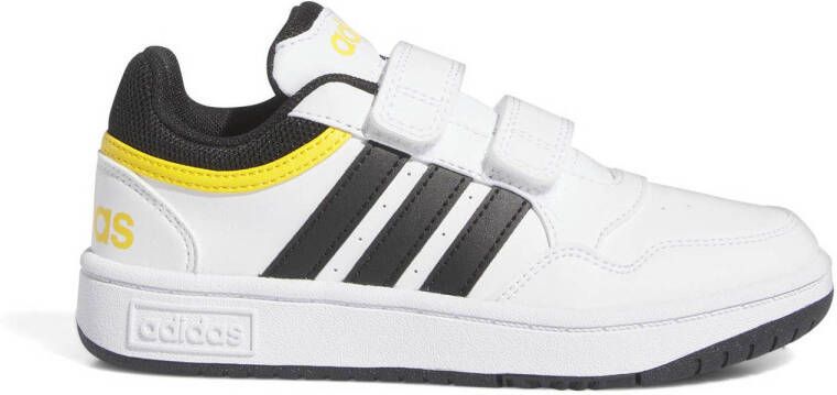 Adidas Originals Hoops 3.0 CF sneakers wit zwart Imitatieleer 31