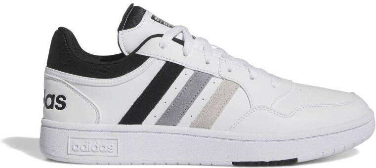 adidas Sportswear Hoops 3.0 sneakers wit zwart grijs