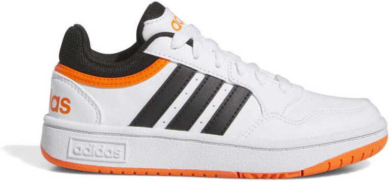 adidas Originals Hoops 3.0 sneakers wit zwart oranje