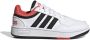 Adidas Sportswear Hoops 3.0 sneakers wit zwart rood Imitatieleer 35 1 2 - Thumbnail 1