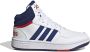 Adidas Sportswear Hoops Mid 3.0 sneakers wit blauw rood Imitatieleer 36 2 3 - Thumbnail 1